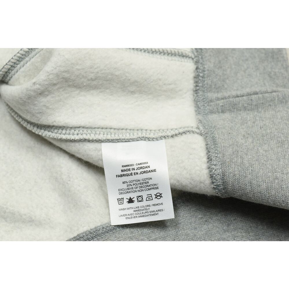 NEW Nike Sportswear Fleece Grey Heather Crewneck Sweatshirt Sz L BV2662-063 Larg - Picture 4 of 8